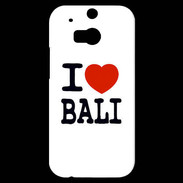 Coque HTC One M8s I love Bali