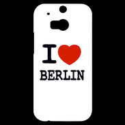 Coque HTC One M8s I love Berlin
