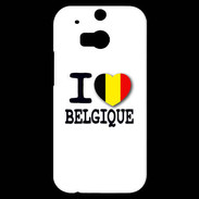 Coque HTC One M8s I love Belgique 2