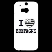 Coque HTC One M8s I love Bretagne 3