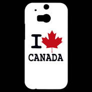Coque HTC One M8s I love Canada 2