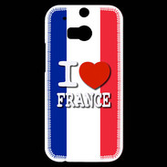 Coque HTC One M8s I love France 2