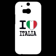 Coque HTC One M8s I love Italia 2
