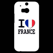 Coque HTC One M8s I love France 2