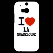 Coque HTC One M8s I love Guadeloupe