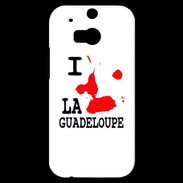 Coque HTC One M8s i love Guadeloupe 2