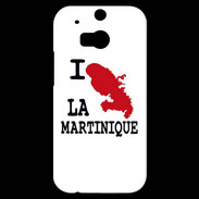 Coque HTC One M8s I love La Martinique 2