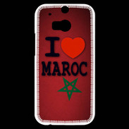 Coque HTC One M8s I love Maroc 3