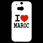 Coque HTC One M8s I love Maroc