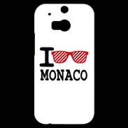 Coque HTC One M8s I love Monaco 2