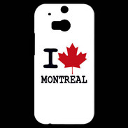 Coque HTC One M8s I love Montreal 2