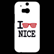 Coque HTC One M8s I love Nice 2