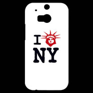 Coque HTC One M8s I love New York