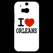 Coque HTC One M8s I love Orléans