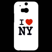 Coque HTC One M8s I love New York 2