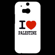 Coque HTC One M8s I love Palestine