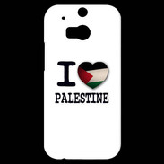 Coque HTC One M8s I love Palestine 2