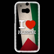 Coque HTC One M8s I love Palestine 3