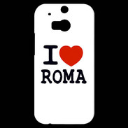 Coque HTC One M8s I love Roma