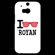 Coque HTC One M8s I love Royan 2