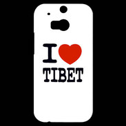 Coque HTC One M8s I love Tibet