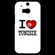 Coque HTC One M8s I love Tunisie 2