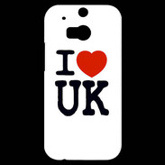 Coque HTC One M8s I love UK