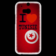 Coque HTC One M8s I love Tunisie 3