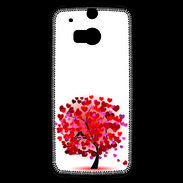 Coque HTC One M8s Arbre coeurs