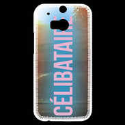 Coque HTC One M8s Célibataire rose ZG
