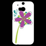 Coque HTC One M8s fleurs 4