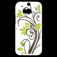 Coque HTC One M8s motif floral 1