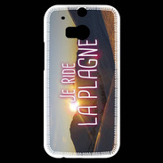 Coque HTC One M8s Je ride La Plagne ZG