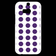 Coque HTC One M8s pois violet