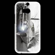 Coque HTC One M8s Voiture en noir et blanc PR 20