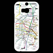 Coque HTC One M8s Plan de métro de Paris