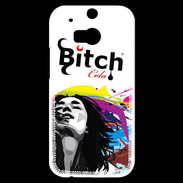 Coque HTC One M8s Bitch cola et fille