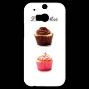 Coque HTC One M8s Cupcake lui et moi PR