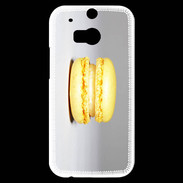 Coque HTC One M8s Macaron vanille PR
