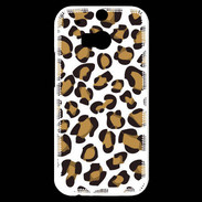 Coque HTC One M8s motif léopard 2