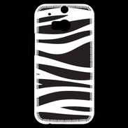 Coque HTC One M8s zèbre