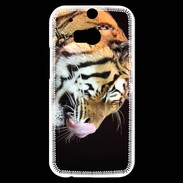 Coque HTC One M8s Portrait de tigre PB 2