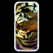 Coque HTC One M8s Œil du tigre PB 1