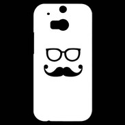 Coque HTC One M8s moustache 1