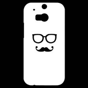 Coque HTC One M8s moustache 2