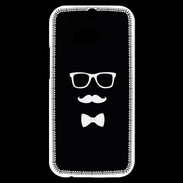 Coque HTC One M8s moustache & noeud 1