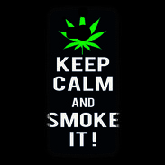 Coque HTC One M8s Keep Calm Smoke Noir
