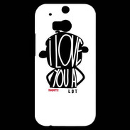 Coque HTC One M8s Adishatz Humour Lot