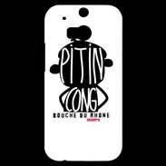 Coque HTC One M8s Adishatz Humour Bouche du Rhone