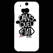 Coque HTC One M8s Adishatz Humour Gers